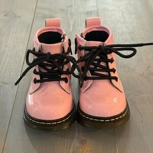 Piper Finn Pink Cotton Candy Combat Boots Infant/Toddler Size 3